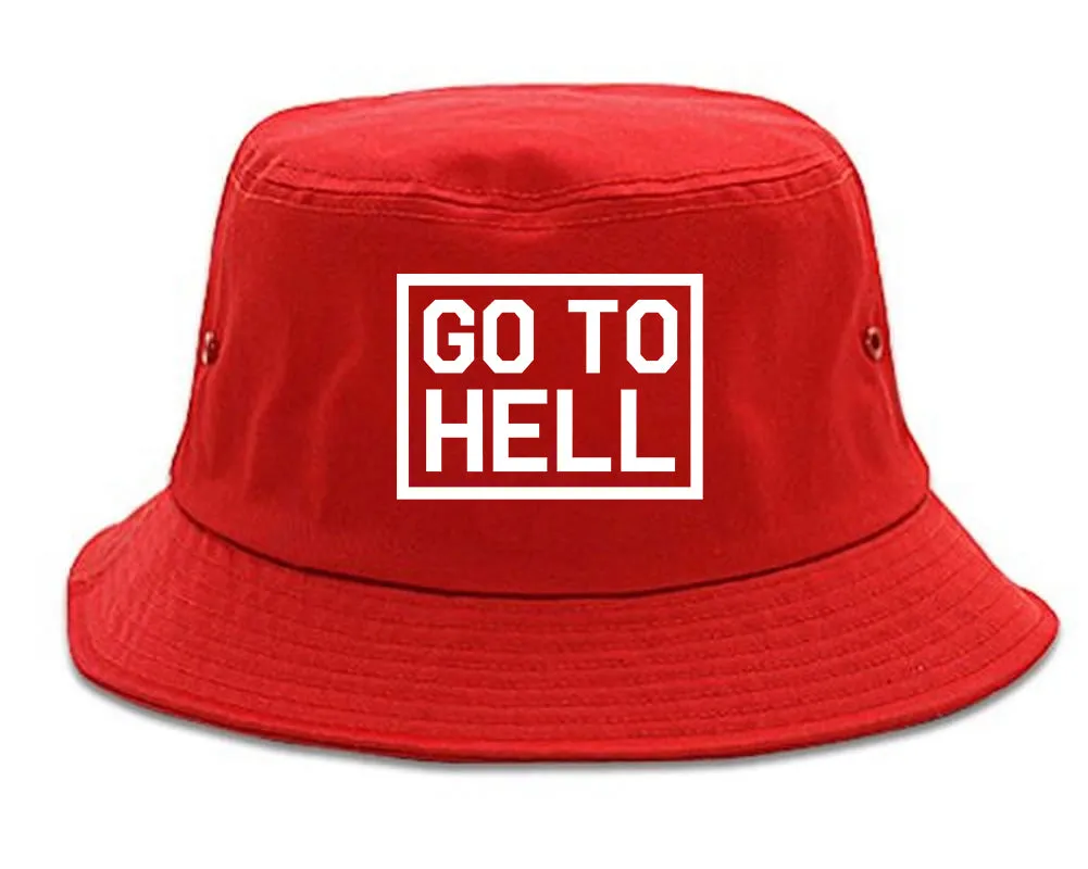 Go To Hell Mens Bucket Hat