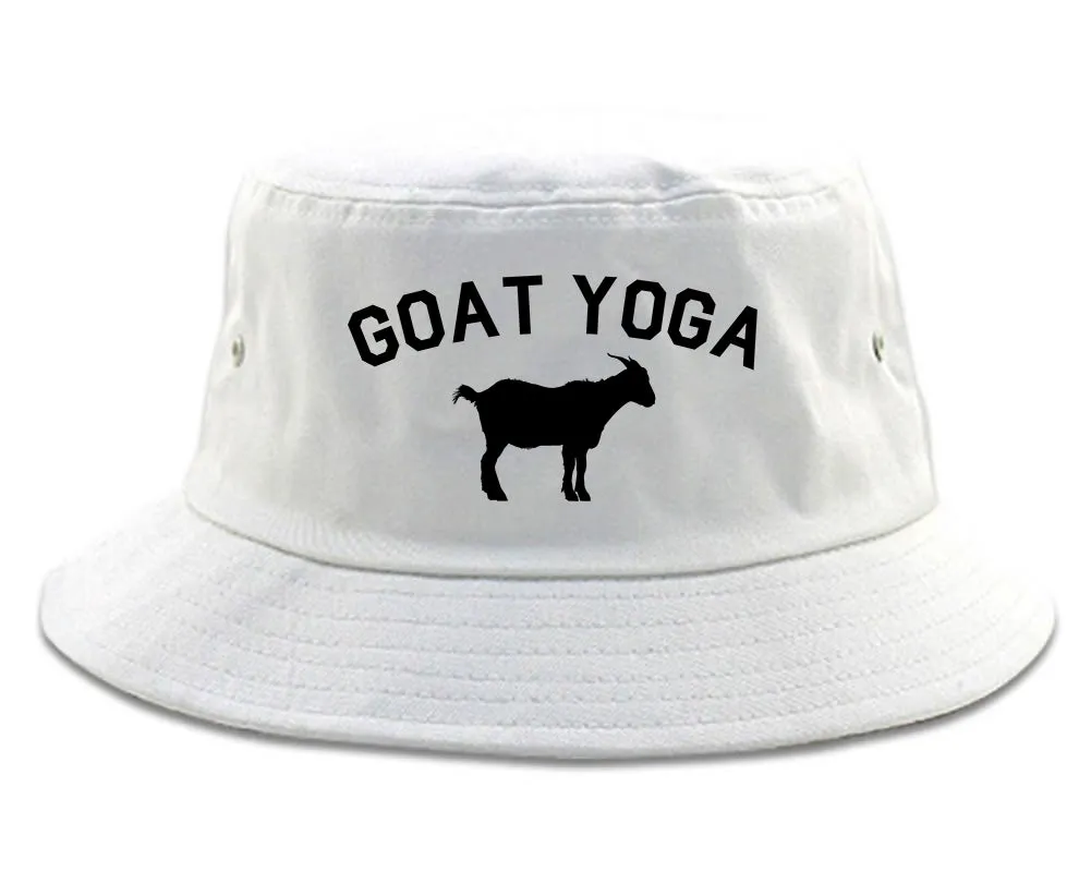 Goat Yoga Namaste Mens Bucket Hat