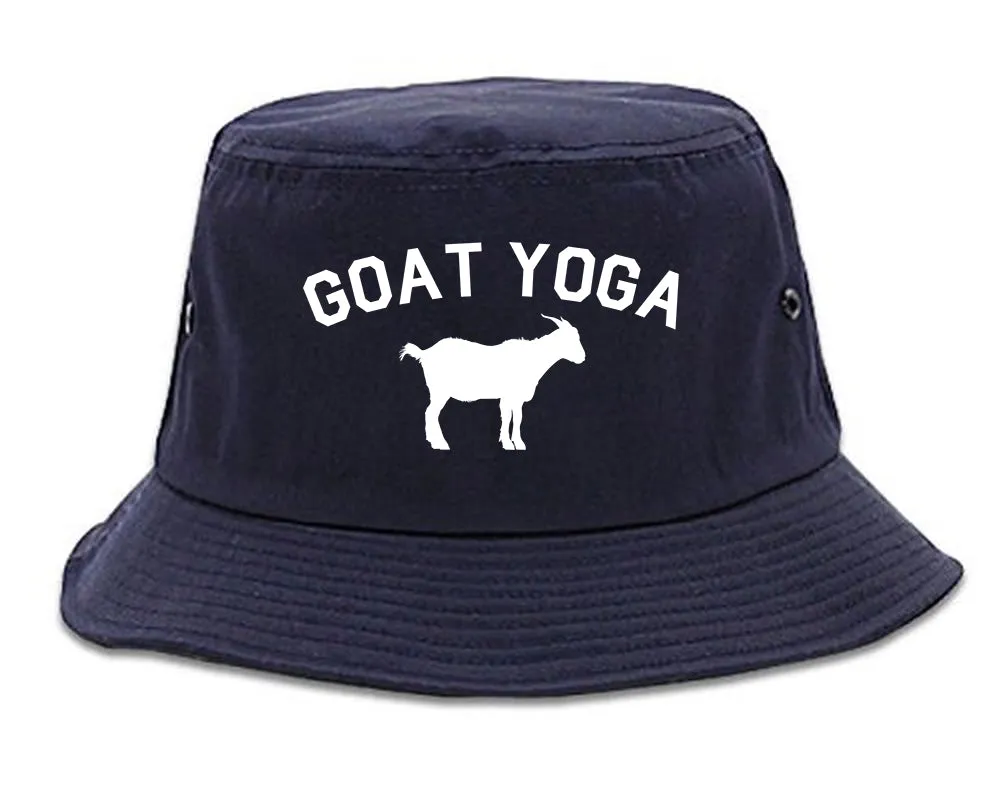 Goat Yoga Namaste Mens Bucket Hat