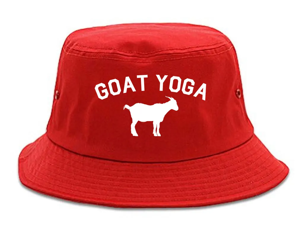 Goat Yoga Namaste Mens Bucket Hat