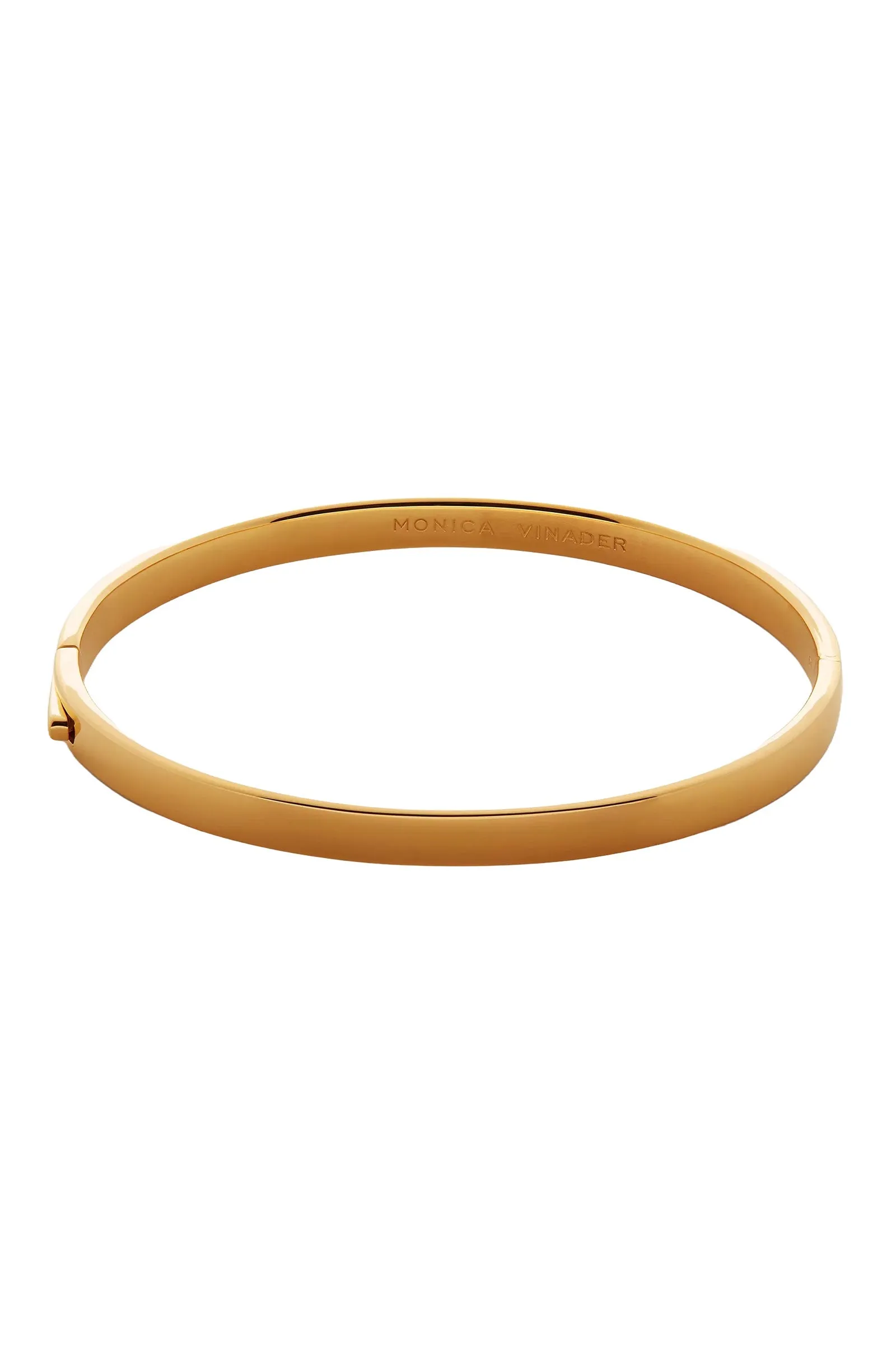 Gold Plated Vermeil Silver Essential Bangle Bracelet