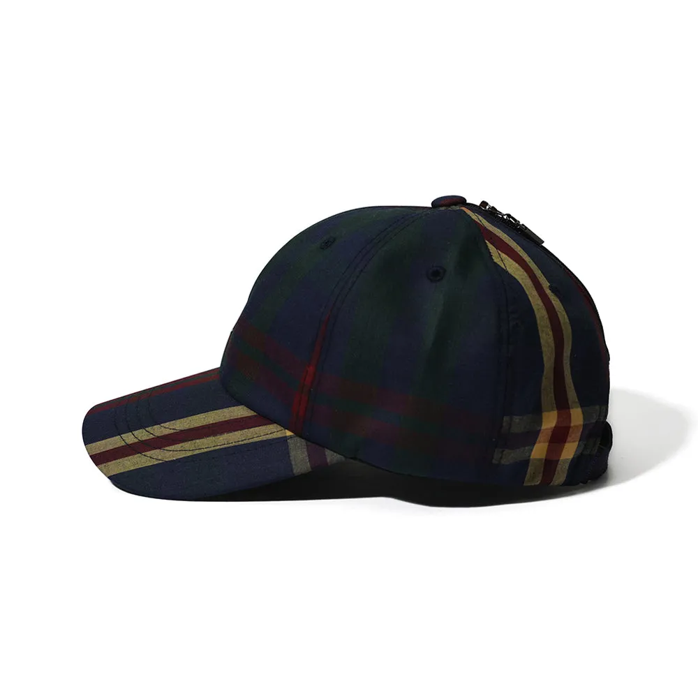 GR OPEN ZIPPER CAP NAVY CHECK