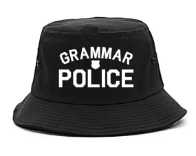 Grammar Police Gag Mens Bucket Hat