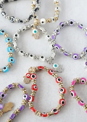 Hamsa Hand   Evil Eye Bracelet