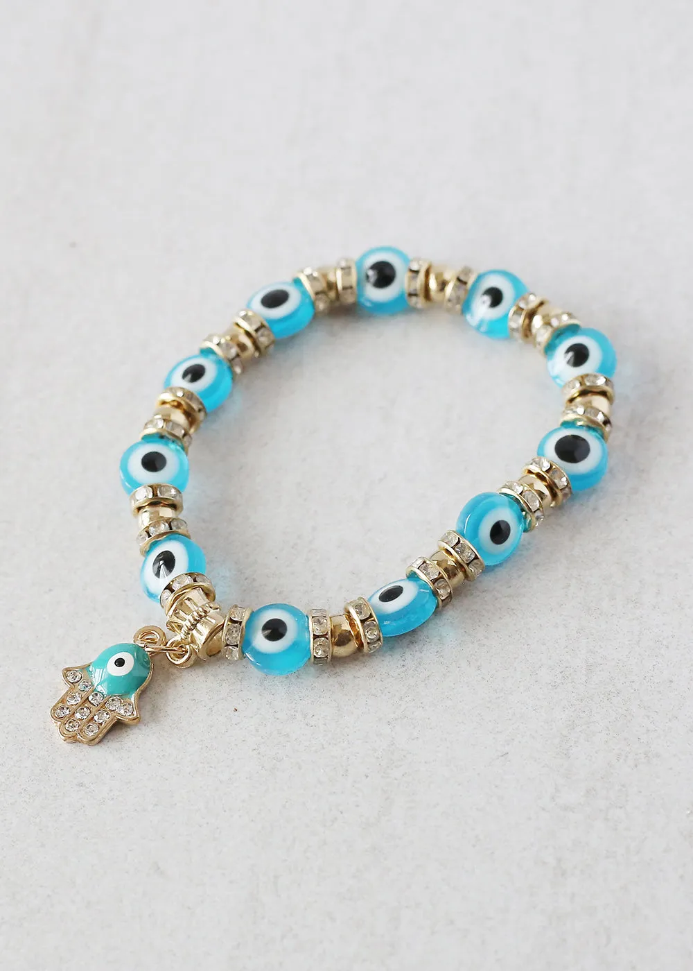 Hamsa Hand   Evil Eye Bracelet