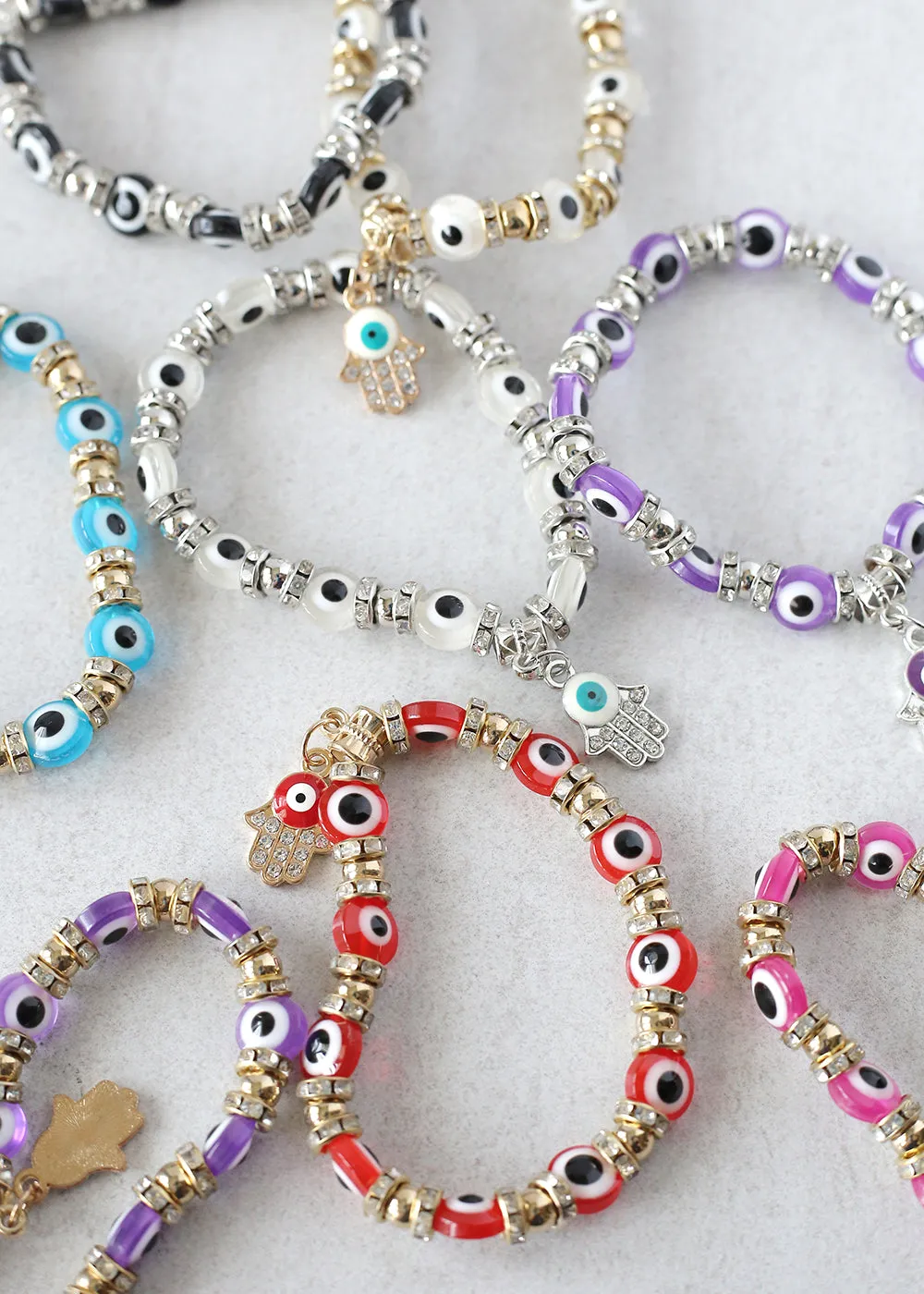Hamsa Hand   Evil Eye Bracelet