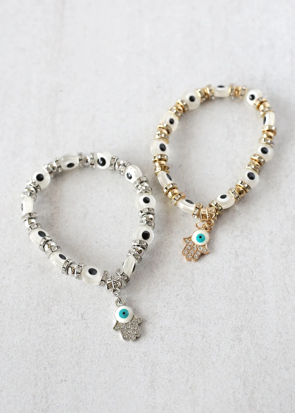 Hamsa Hand   Evil Eye Bracelet
