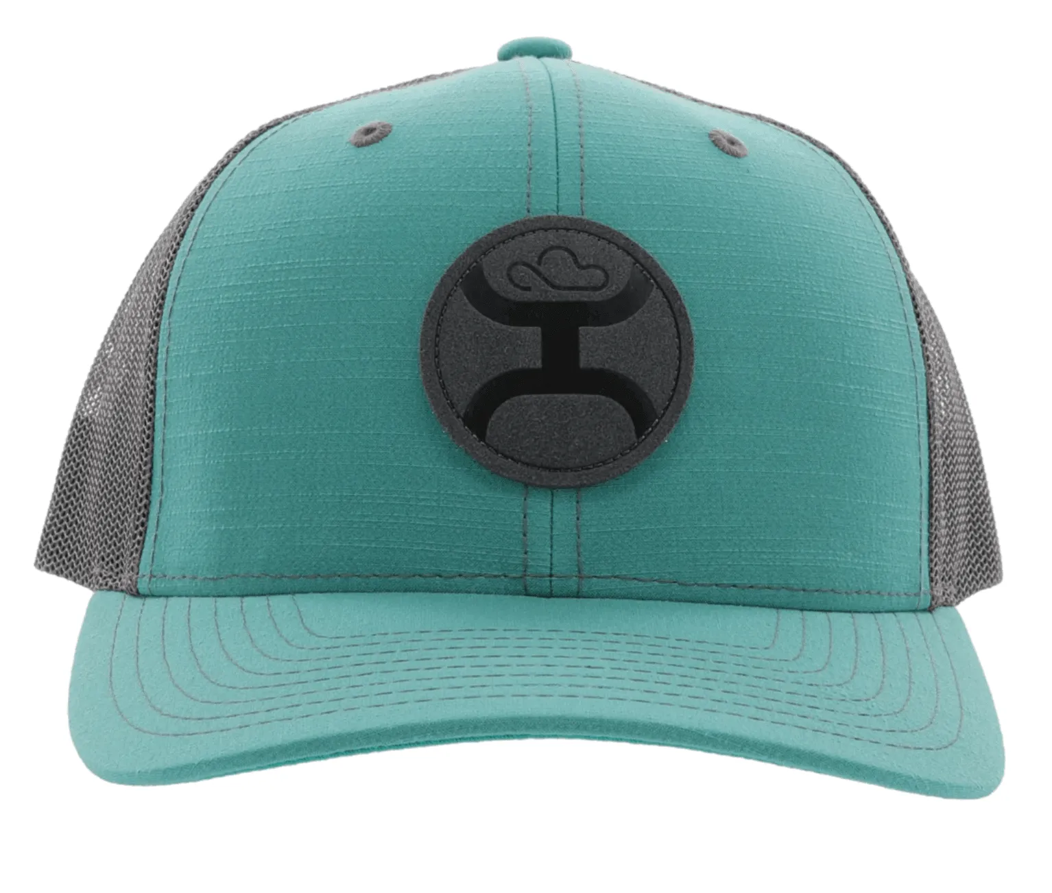 Hooey "Blush" Teal Trucker Snap Back Hat 2205T-TLGY