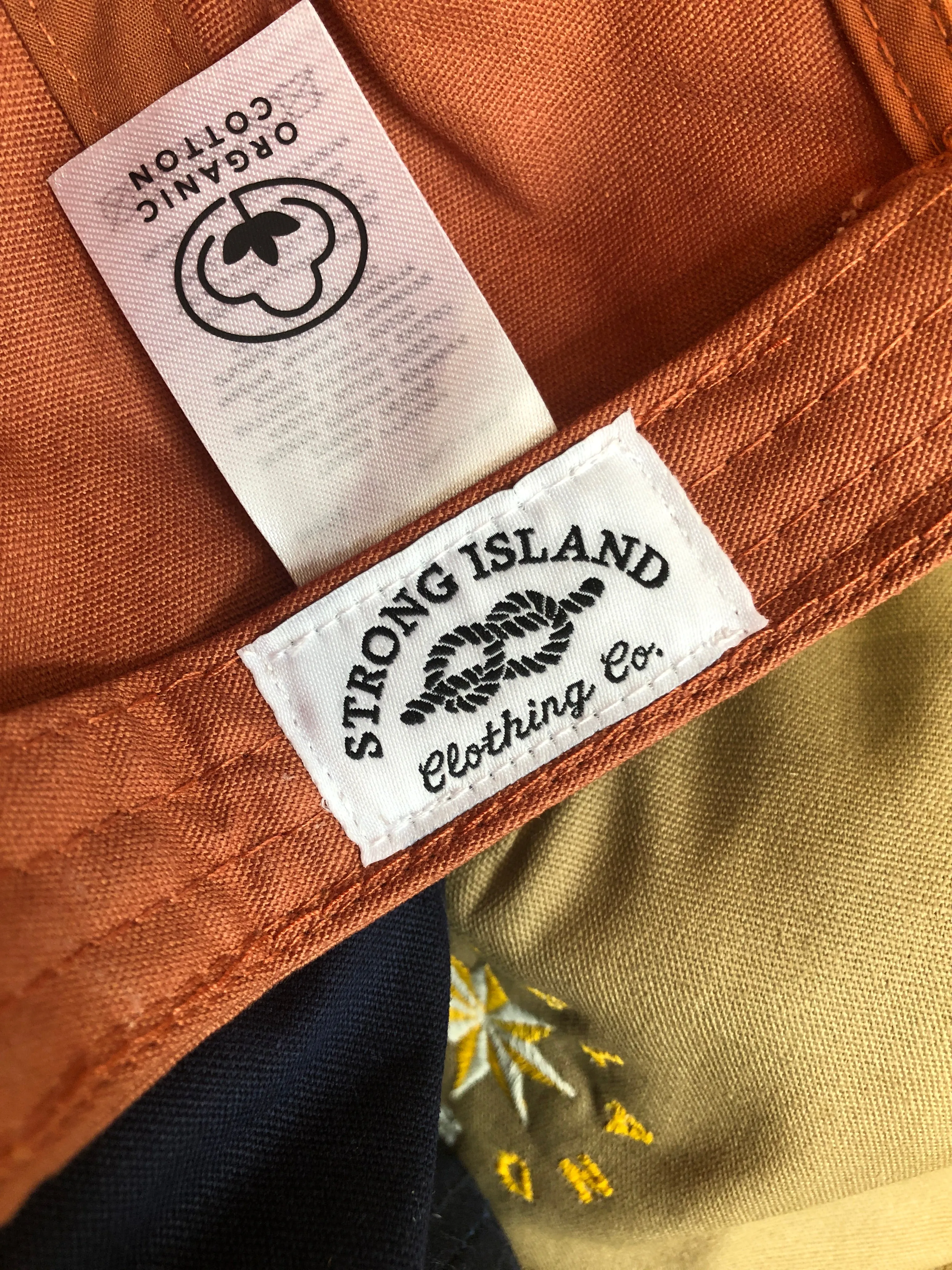 Island Star // 5 Panel Organic Cap - Sand