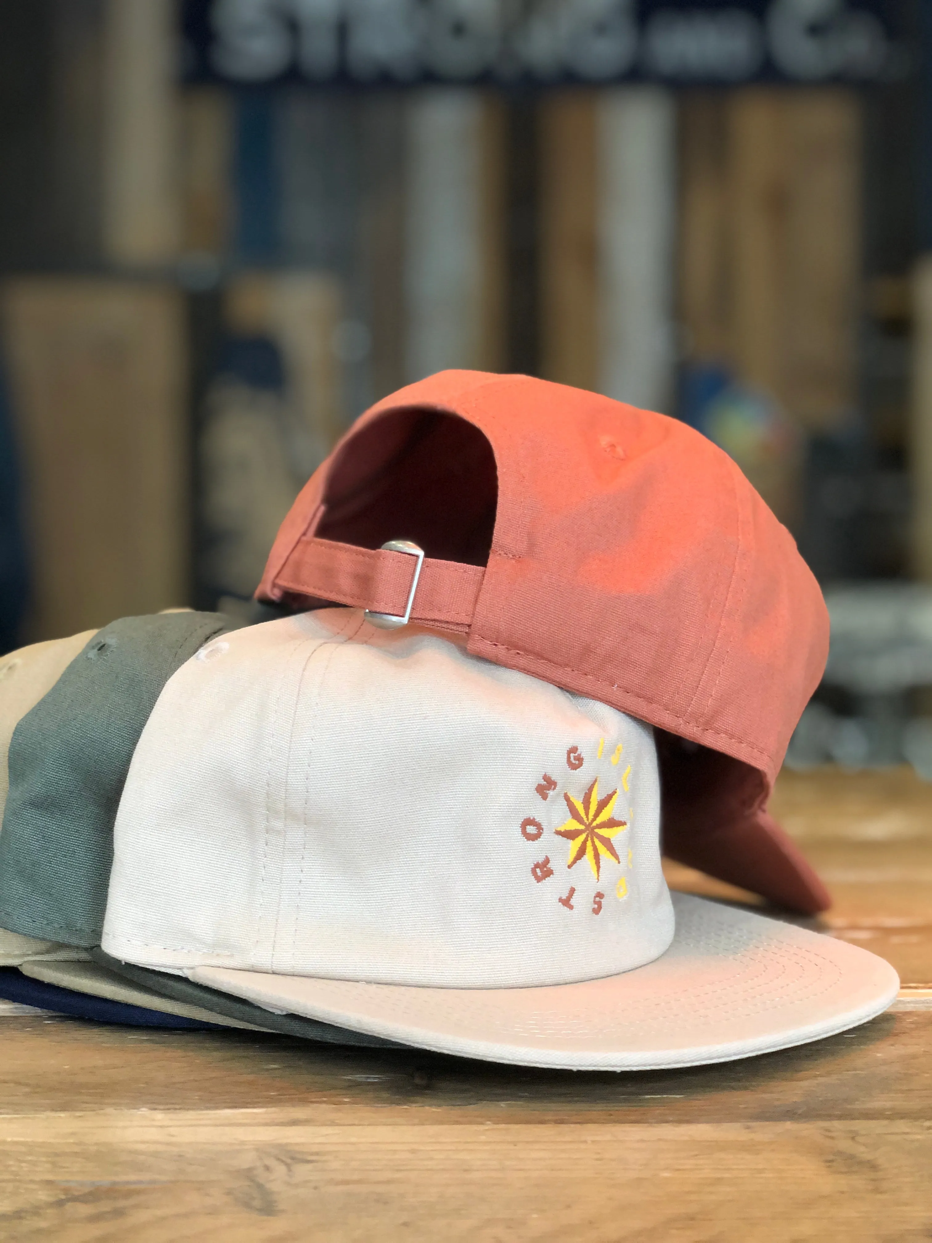 Island Star // 5 Panel Organic Cap - Sand