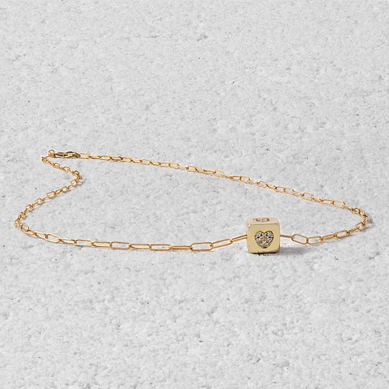 Jade Add an Initial Necklace