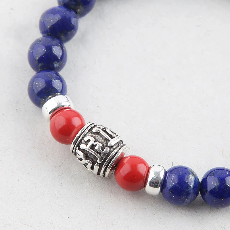 Lapis Lazuli Beads Bracelets December Birthstone Gemstone Jewelry Accessories for Women