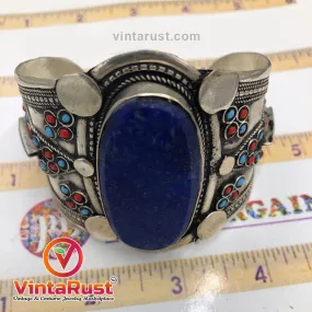 Lapis Lazuli Stones Bracelet With Beads