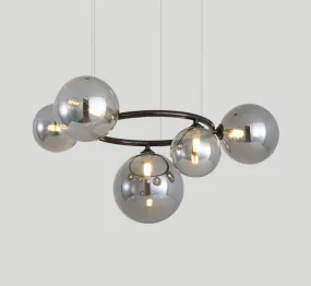 LED Metal Glass Bubble Pendant Light