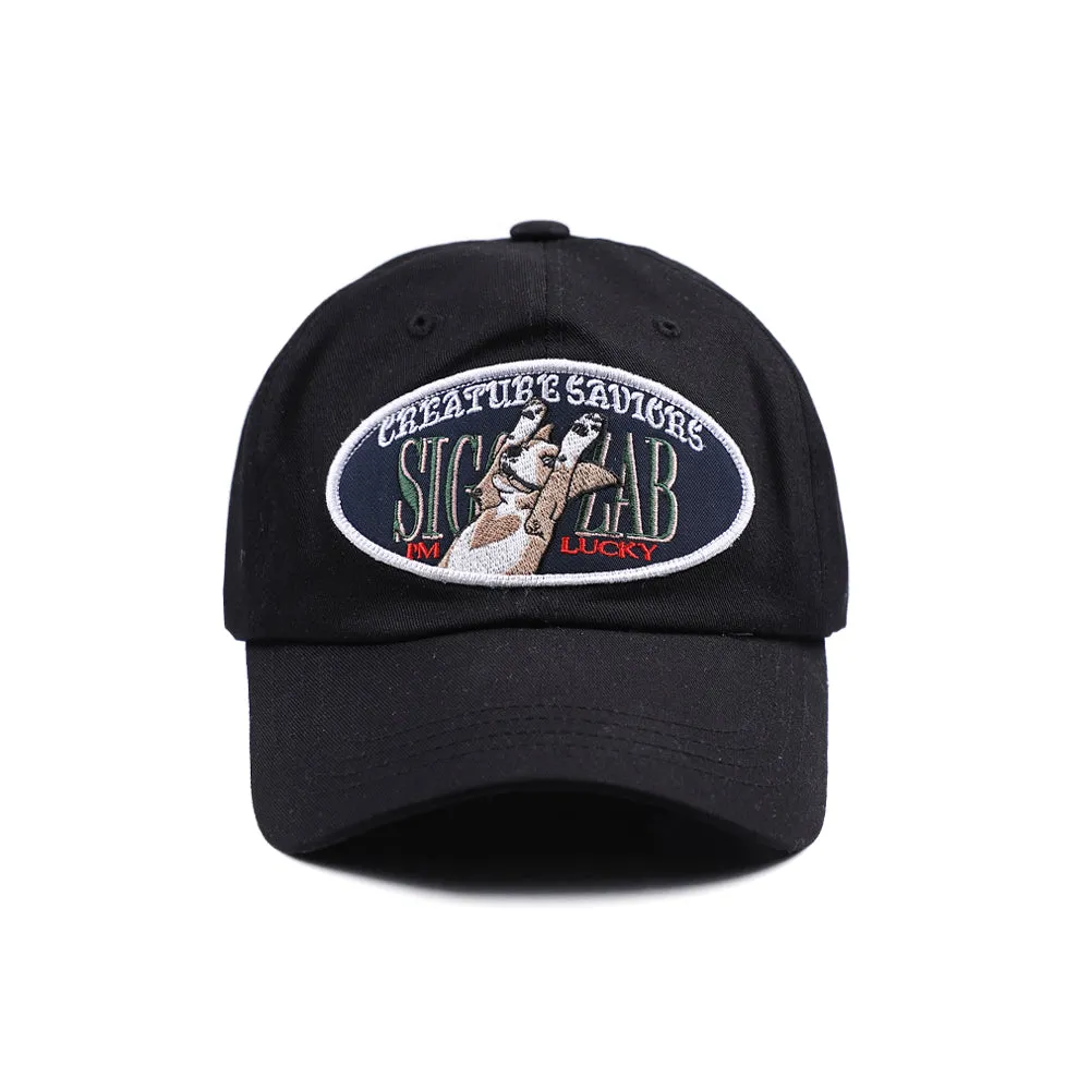 LUCKY WAPPEN CAP BLACK
