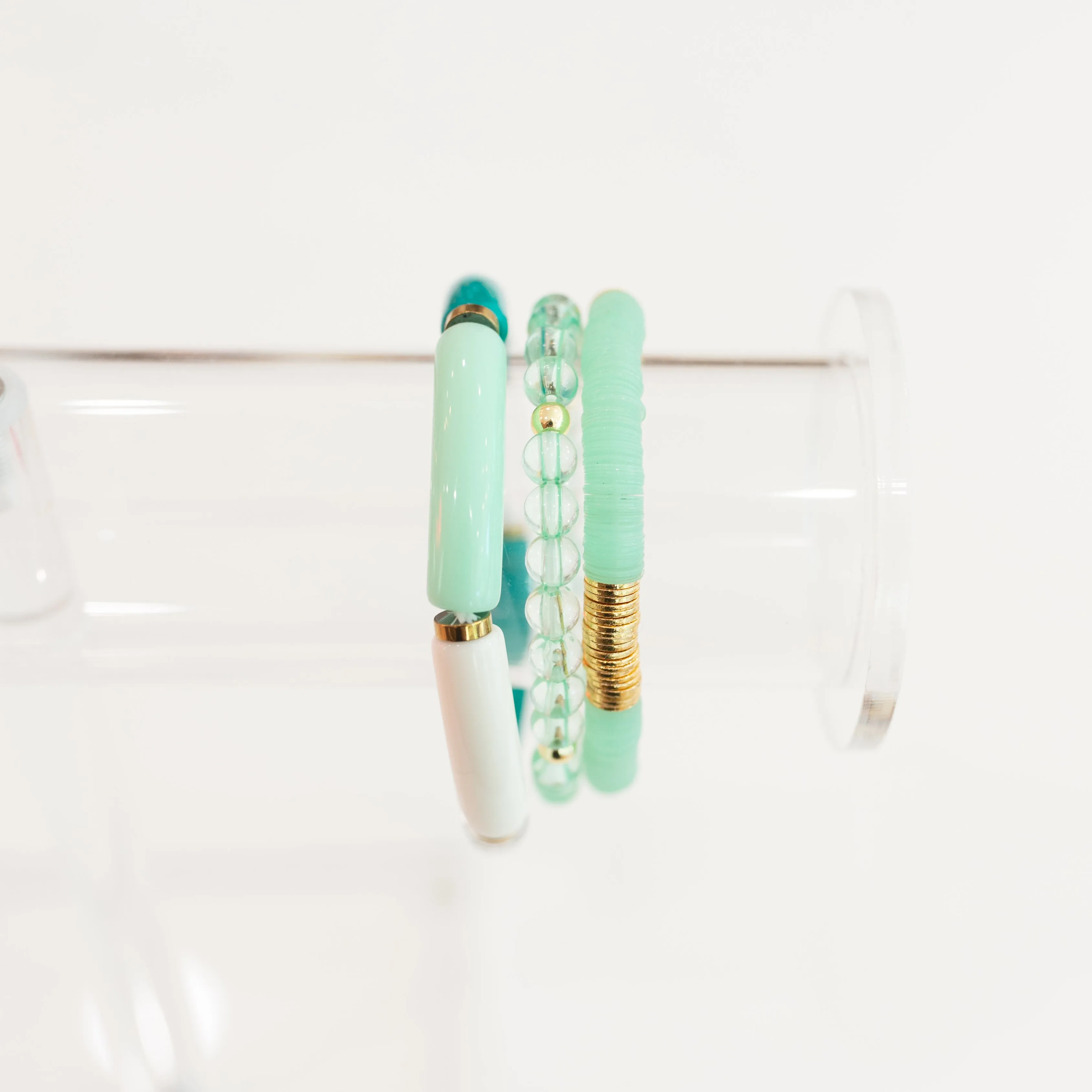 Mini Bubble Bracelet: Cool Mint