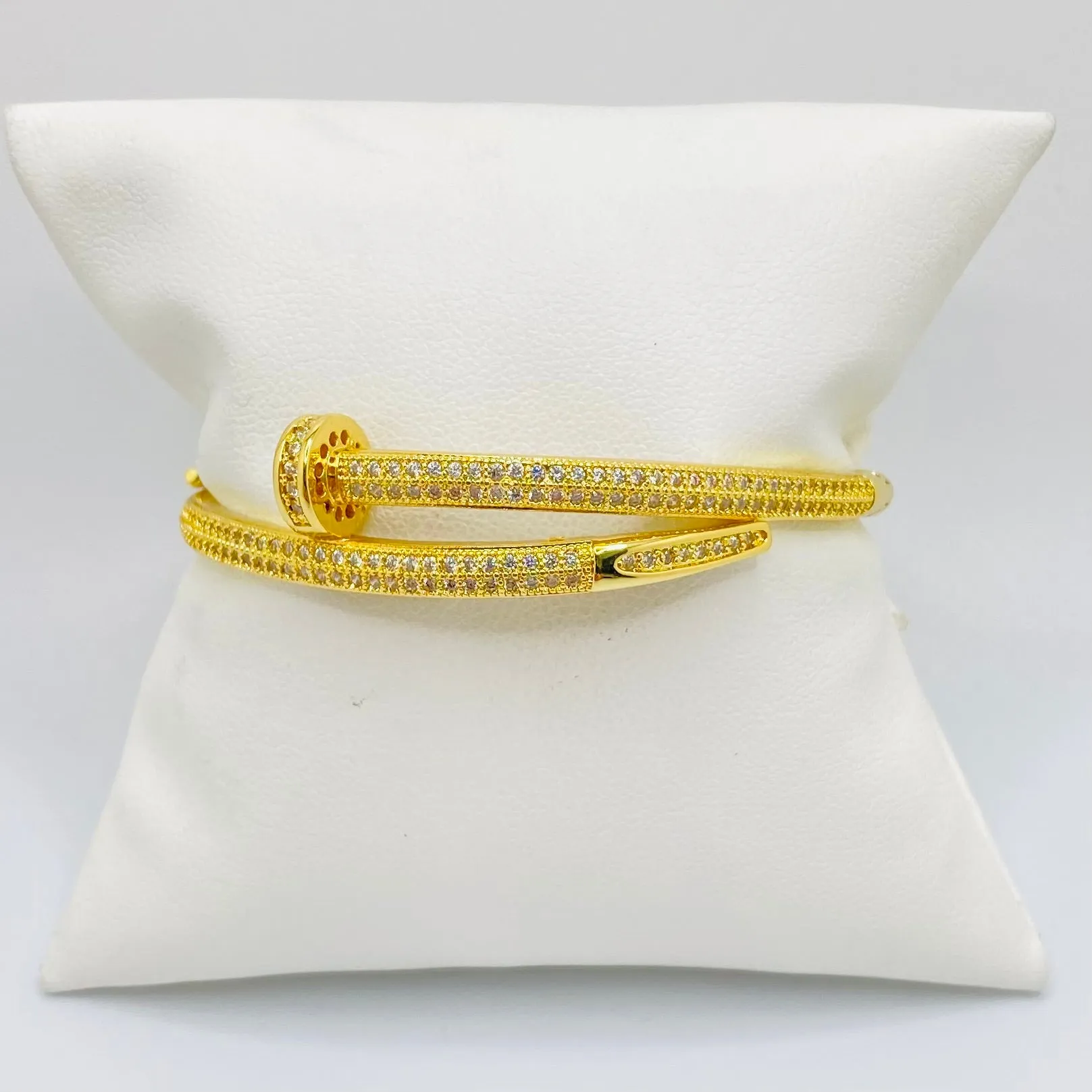 Nail Bangle Bracelet