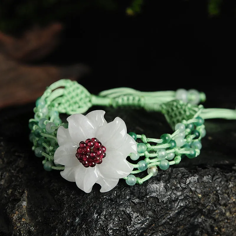 Natural Jade Bracelet Jadeite Bracelet WB16