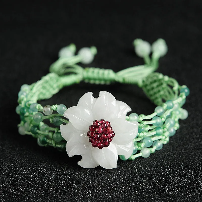 Natural Jade Bracelet Jadeite Bracelet WB16