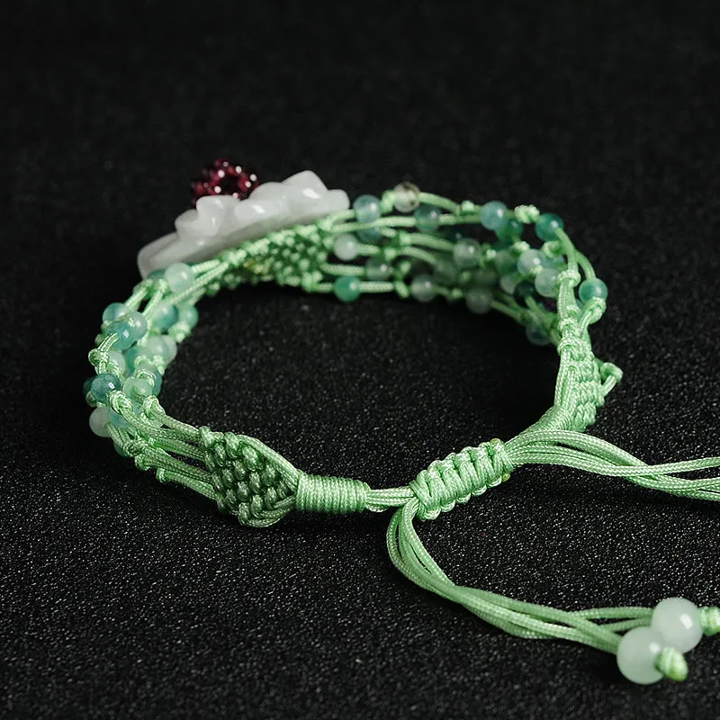 Natural Jade Bracelet Jadeite Bracelet WB16
