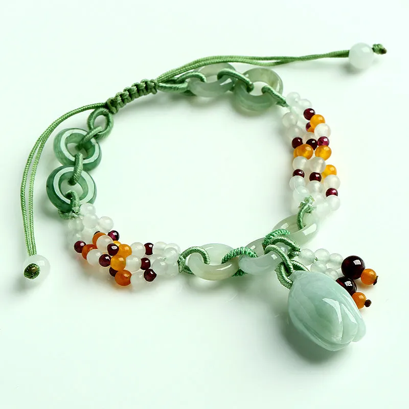 Natural Jade Bracelet Jadeite Bracelet WB17