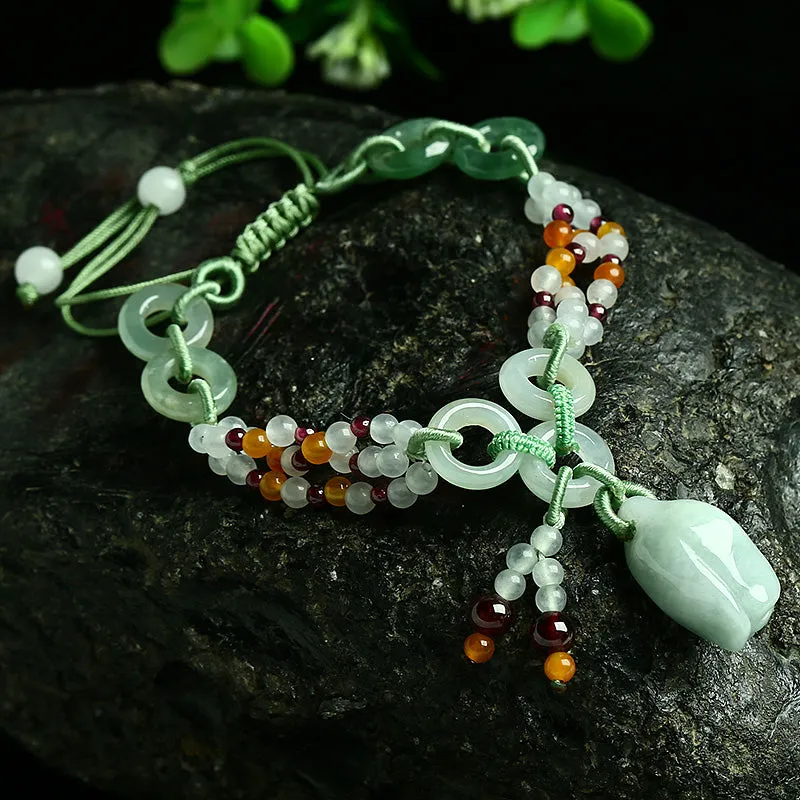Natural Jade Bracelet Jadeite Bracelet WB17