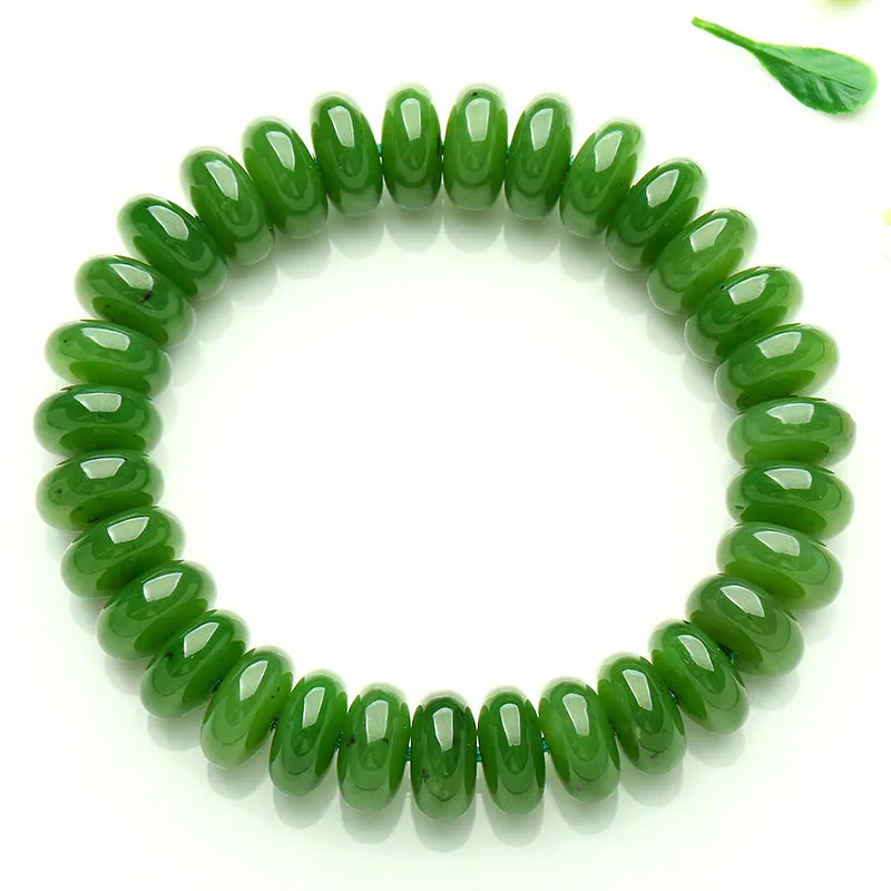 Natural Jade Bracelet Nephrite Bracelet WB12