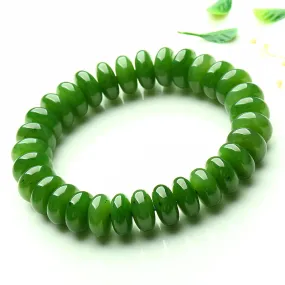Natural Jade Bracelet Nephrite Bracelet WB12
