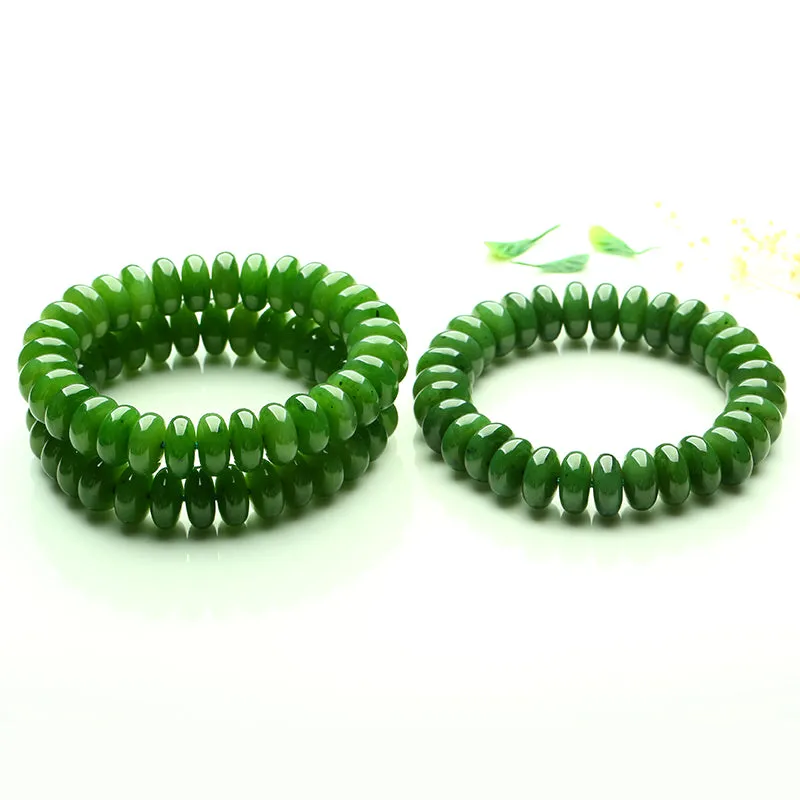Natural Jade Bracelet Nephrite Bracelet WB12