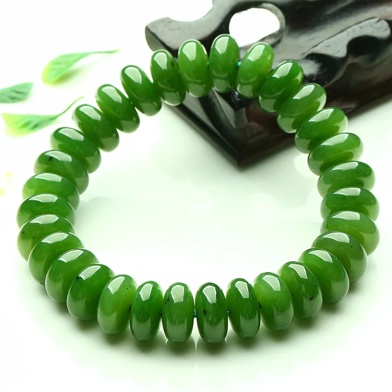 Natural Jade Bracelet Nephrite Bracelet WB12