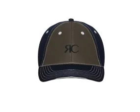 Navy & Dark Olive Baseball Cap