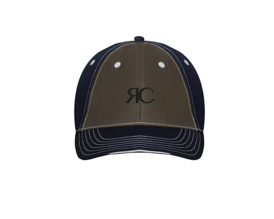 Navy & Dark Olive Baseball Cap