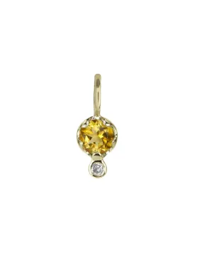 November Birthstone Pendant
