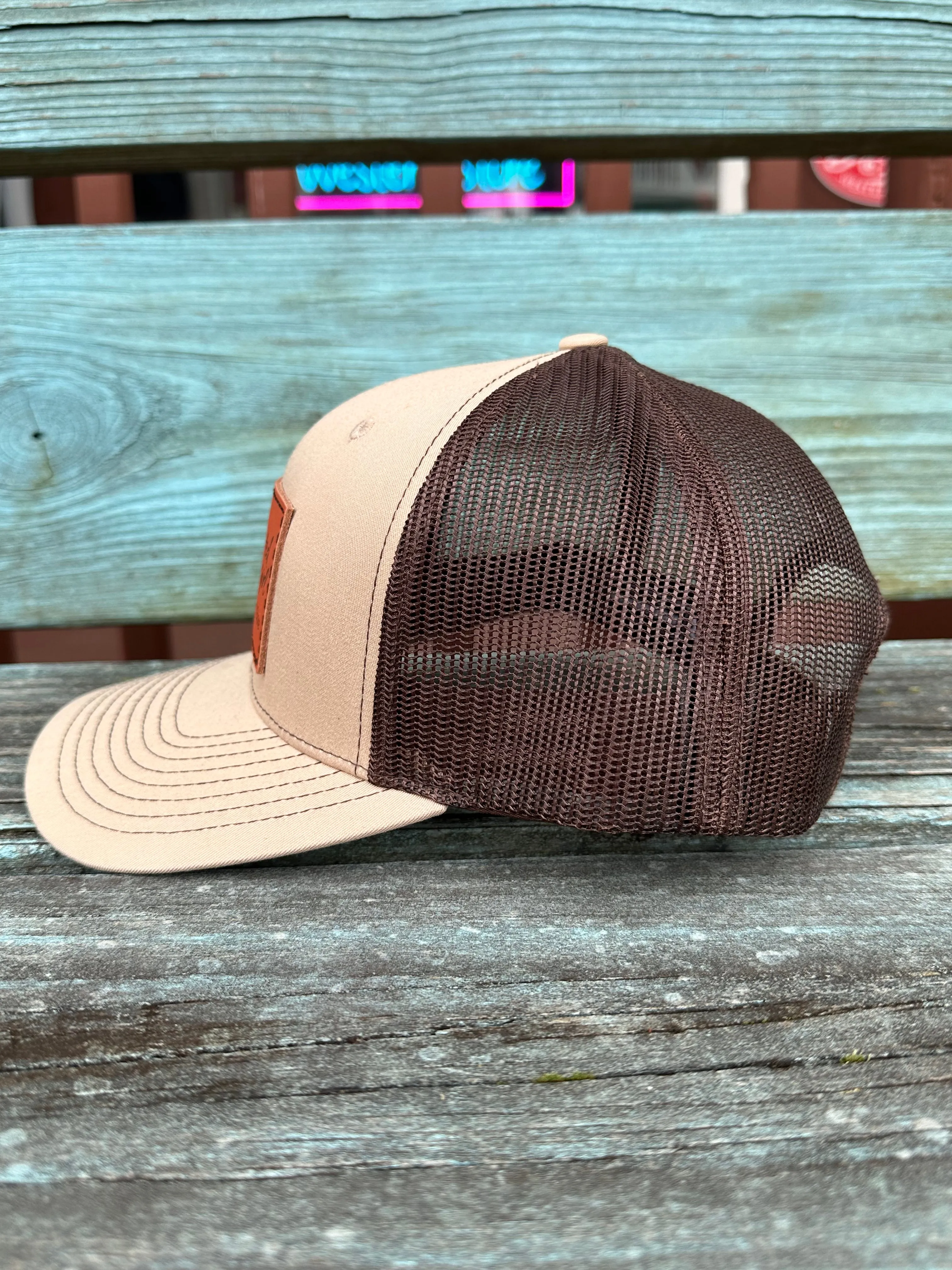 Painted Cowgirl Beige / Brown Unisex Ball Cap
