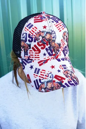 Patriotic Cowboy  Baseball Cap