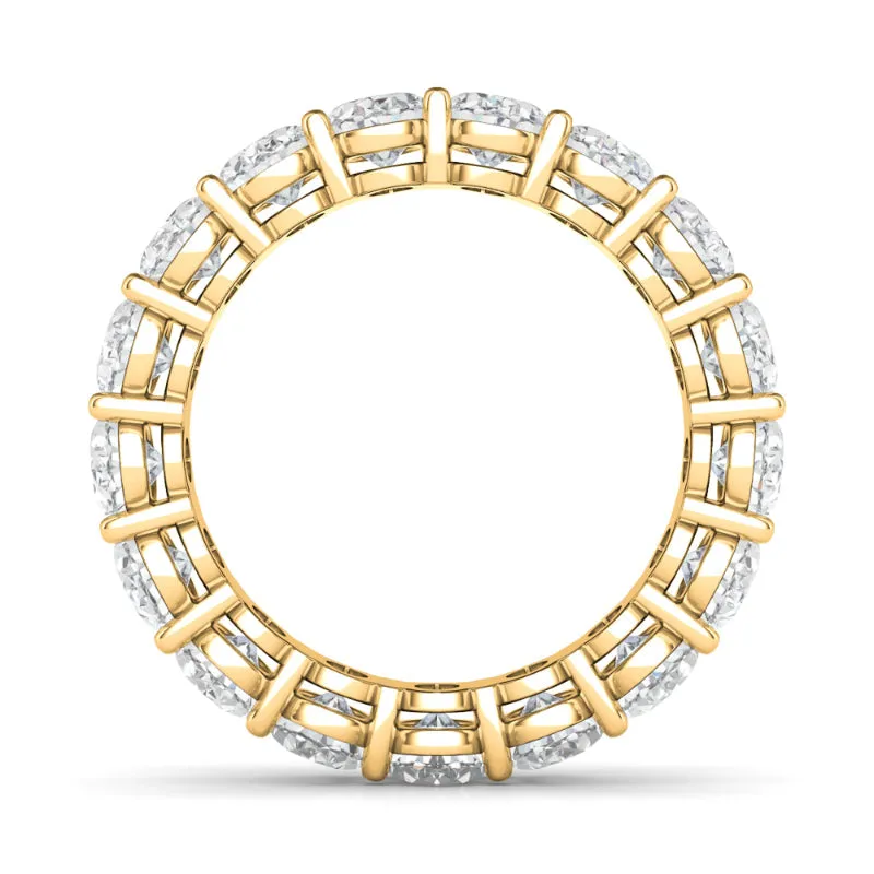 Petite Oval Cut Diamond Eternity Band