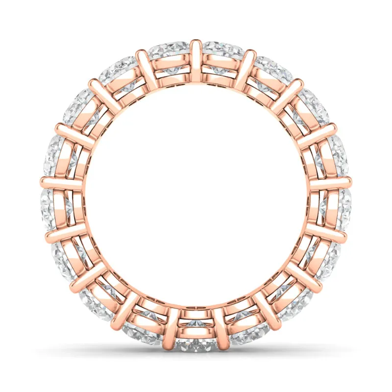 Petite Oval Cut Diamond Eternity Band