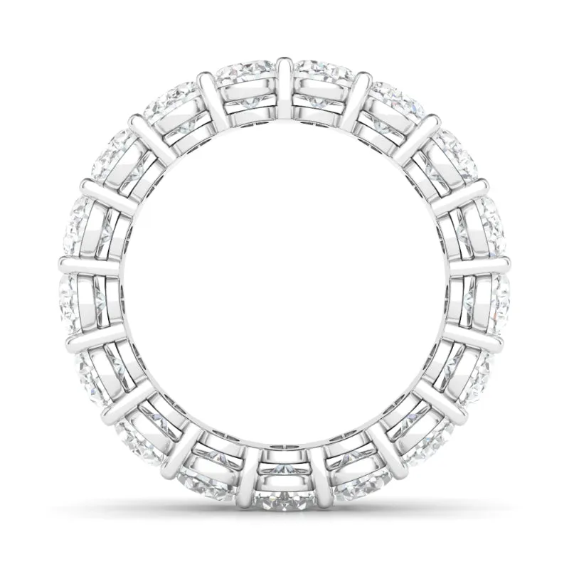 Petite Oval Cut Diamond Eternity Band