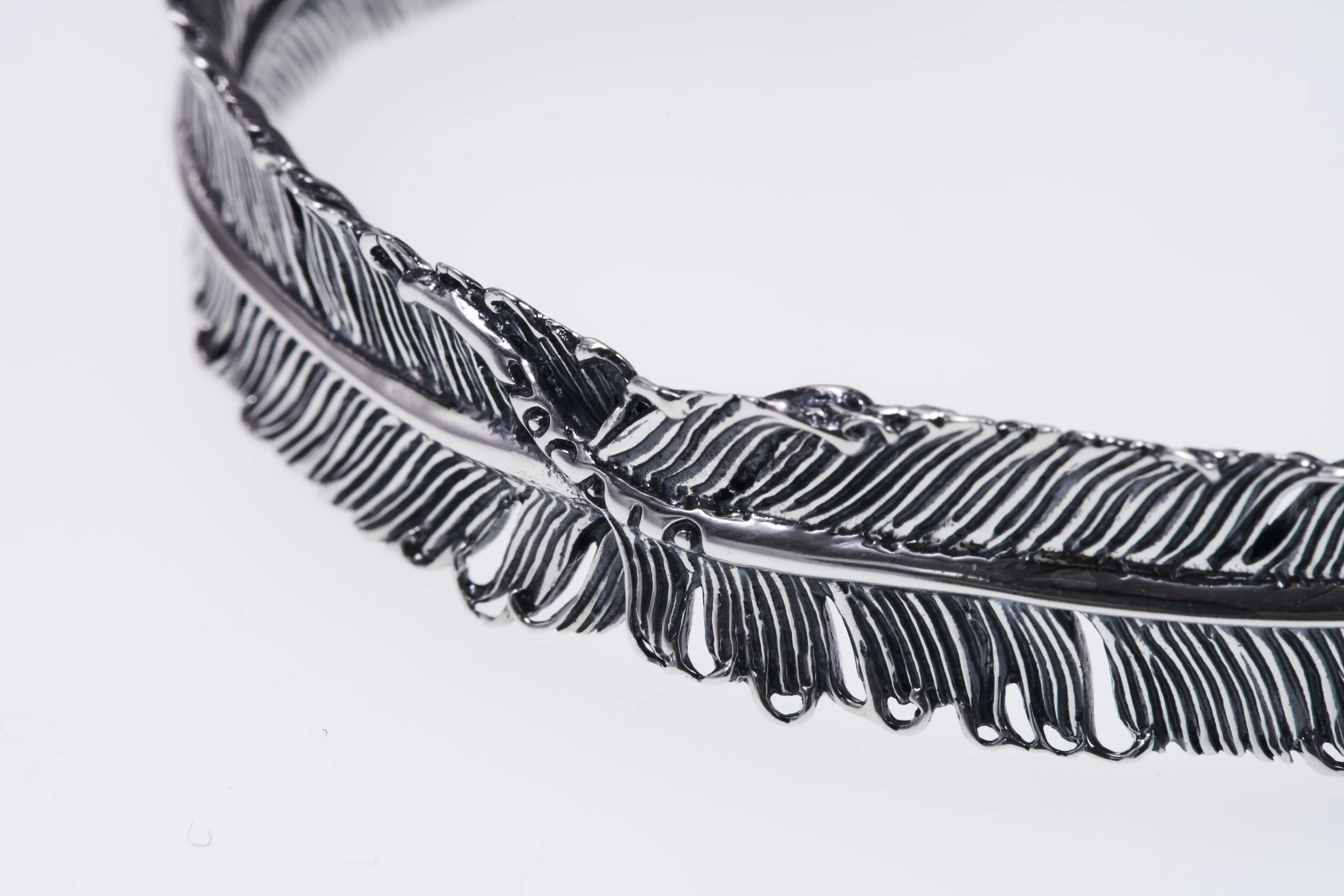 Phoenix Feather Bangle (L)