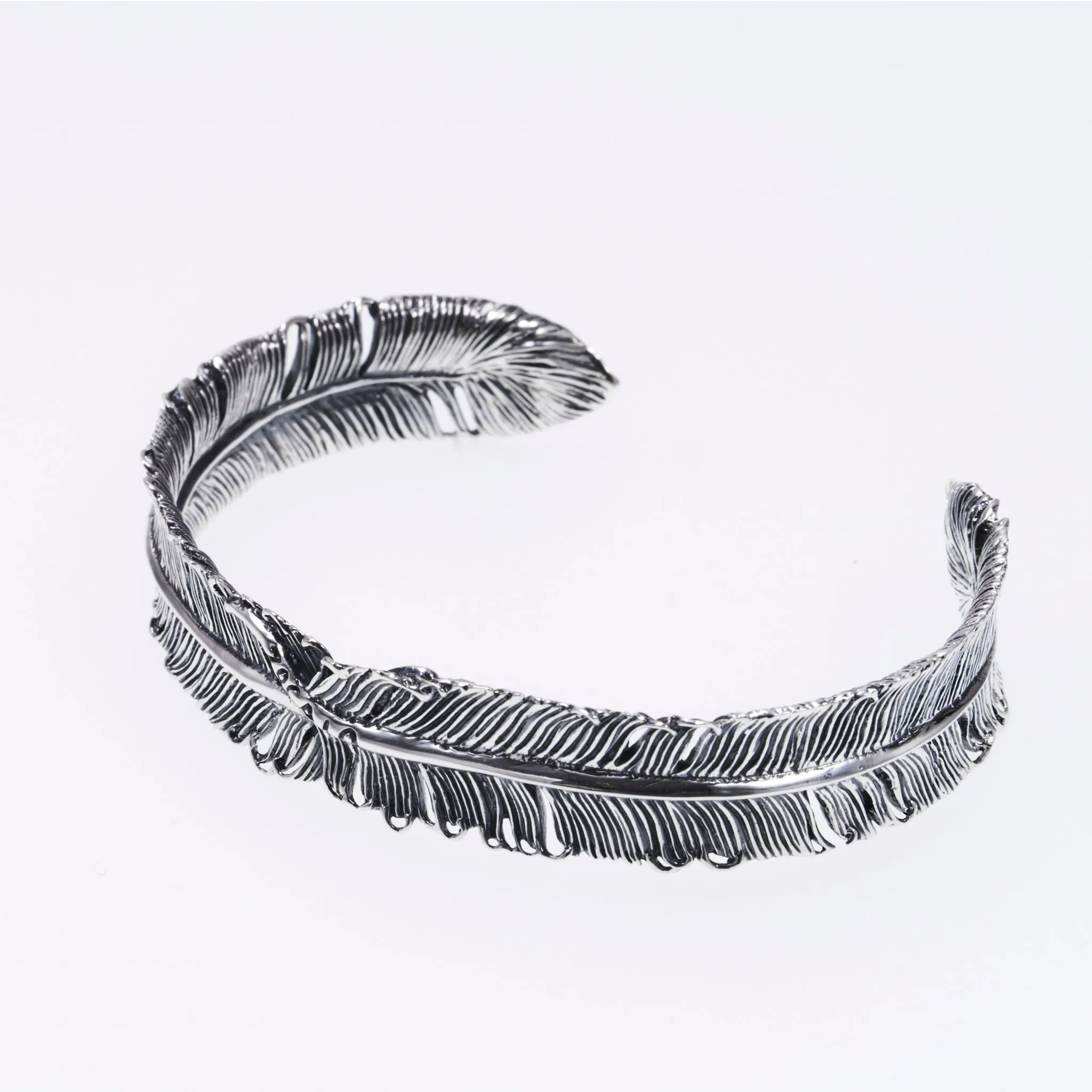 Phoenix Feather Bangle (L)