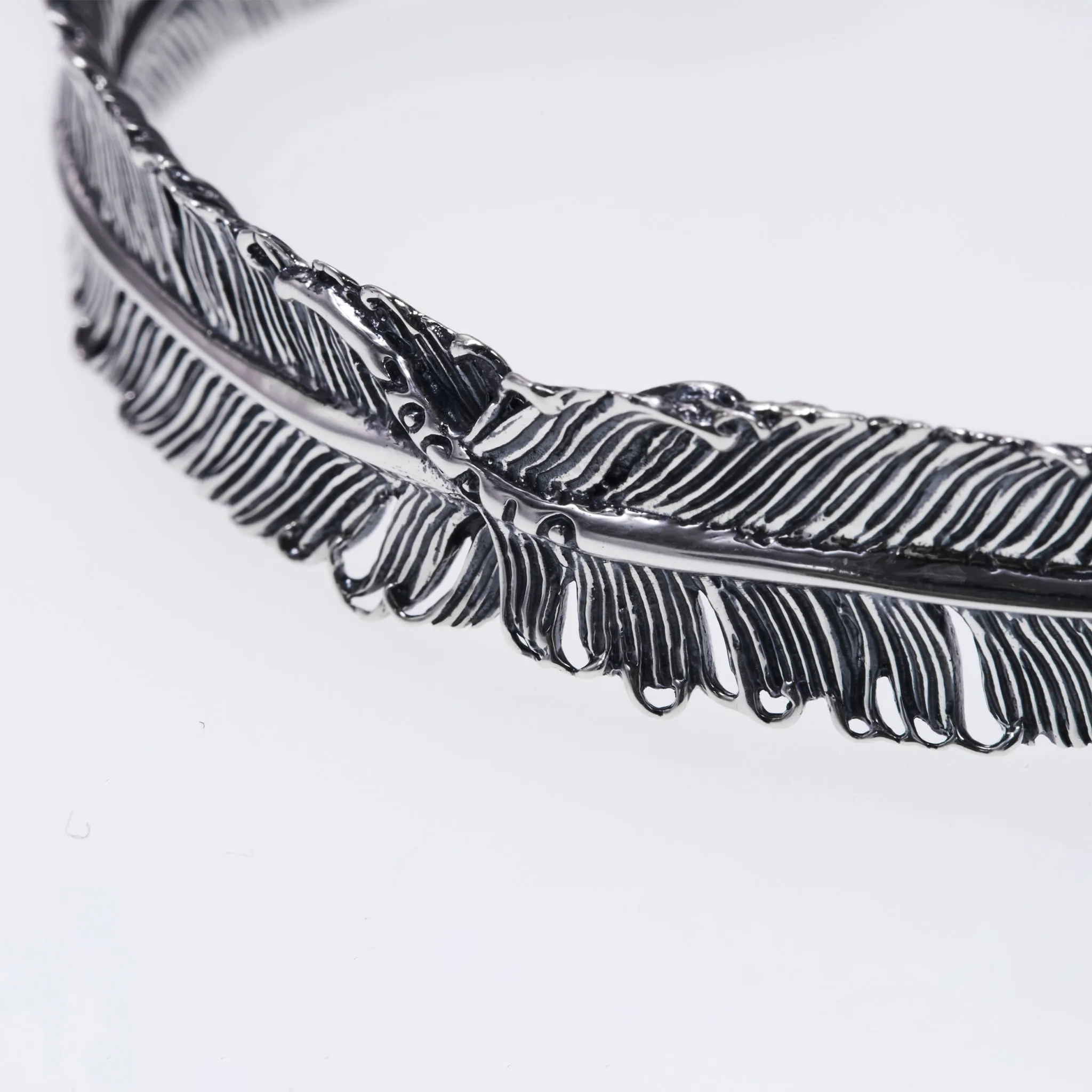 Phoenix Feather Bangle (L)