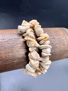 Picture Jasper Crystal Chip Bracelet