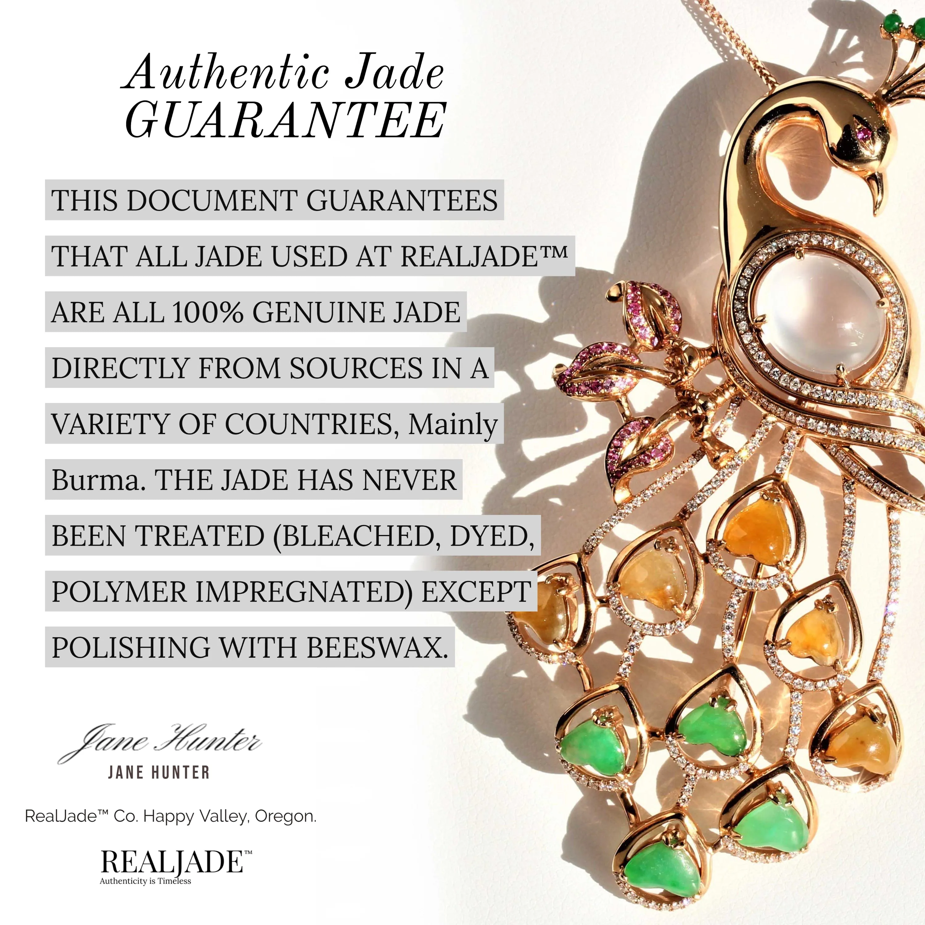 RealJade® "Lucky Boat"  Genuine High-quality Jade Jadeite Bracelet Bangle with 24k Yellow Gold Boat Charm #415