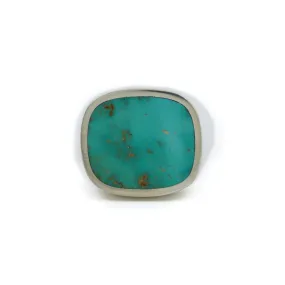 Royston Turquoise x Inlay Signet Ring
