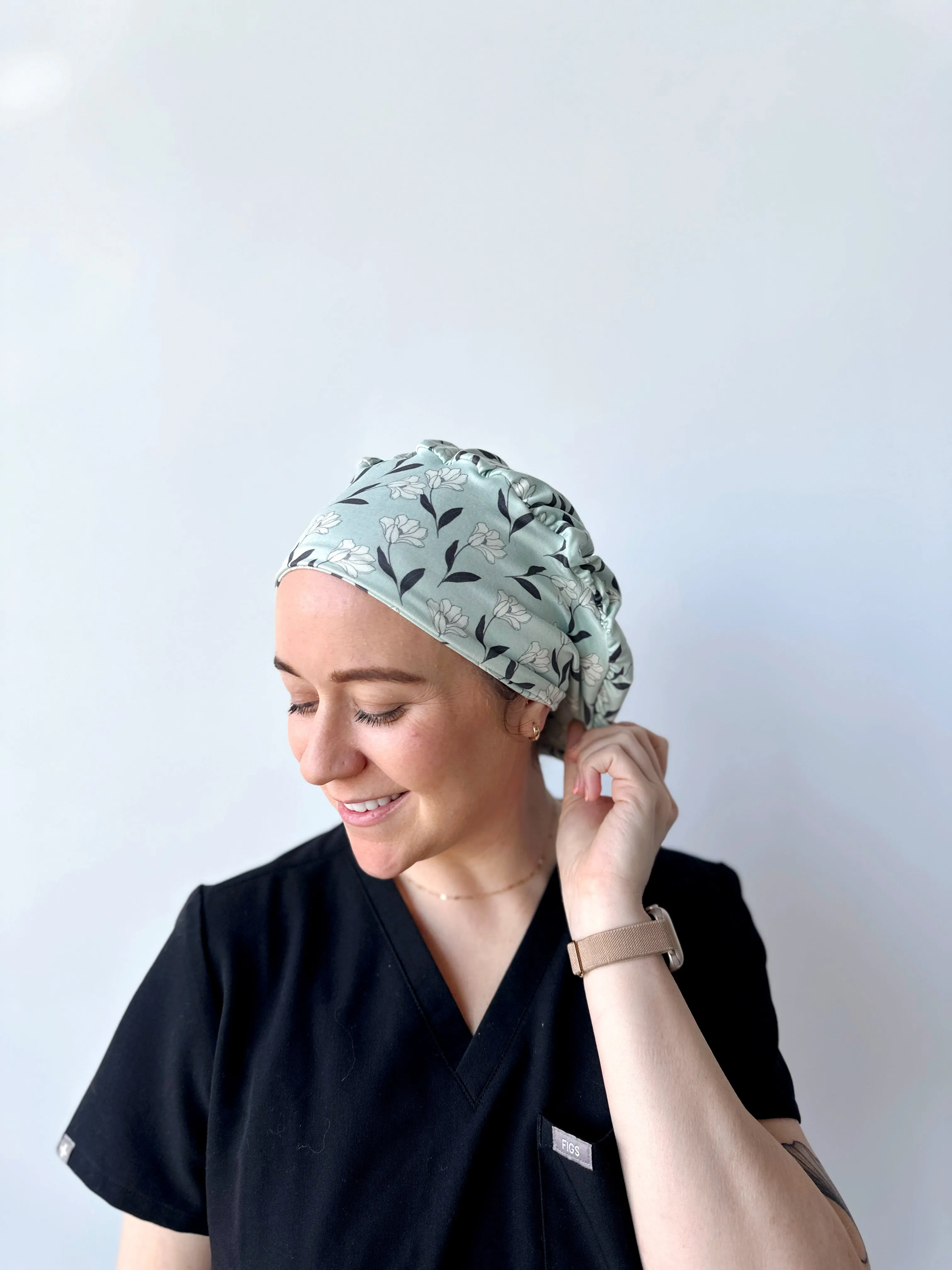 Scrub Hat - Botanical Floral