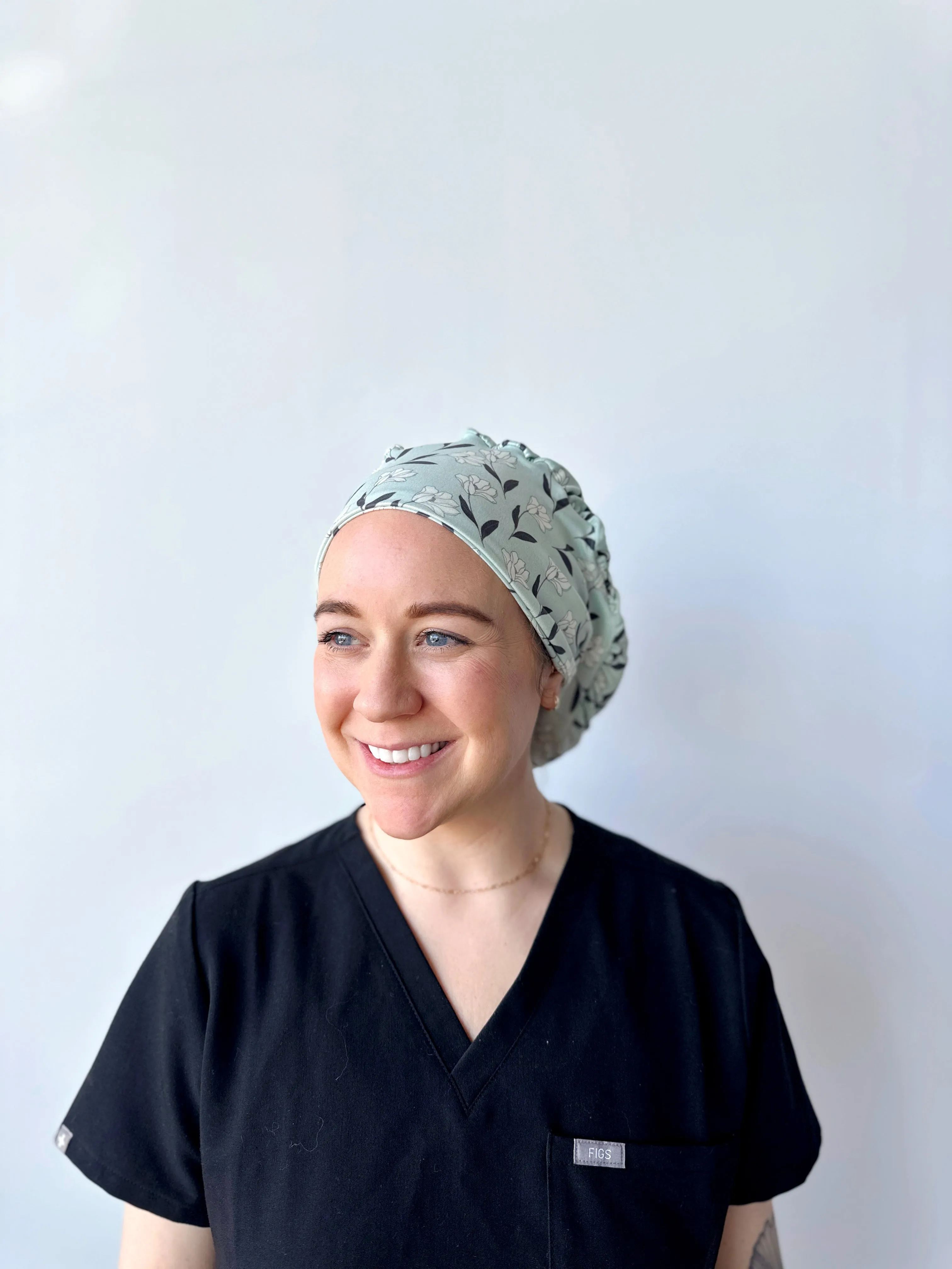Scrub Hat - Botanical Floral