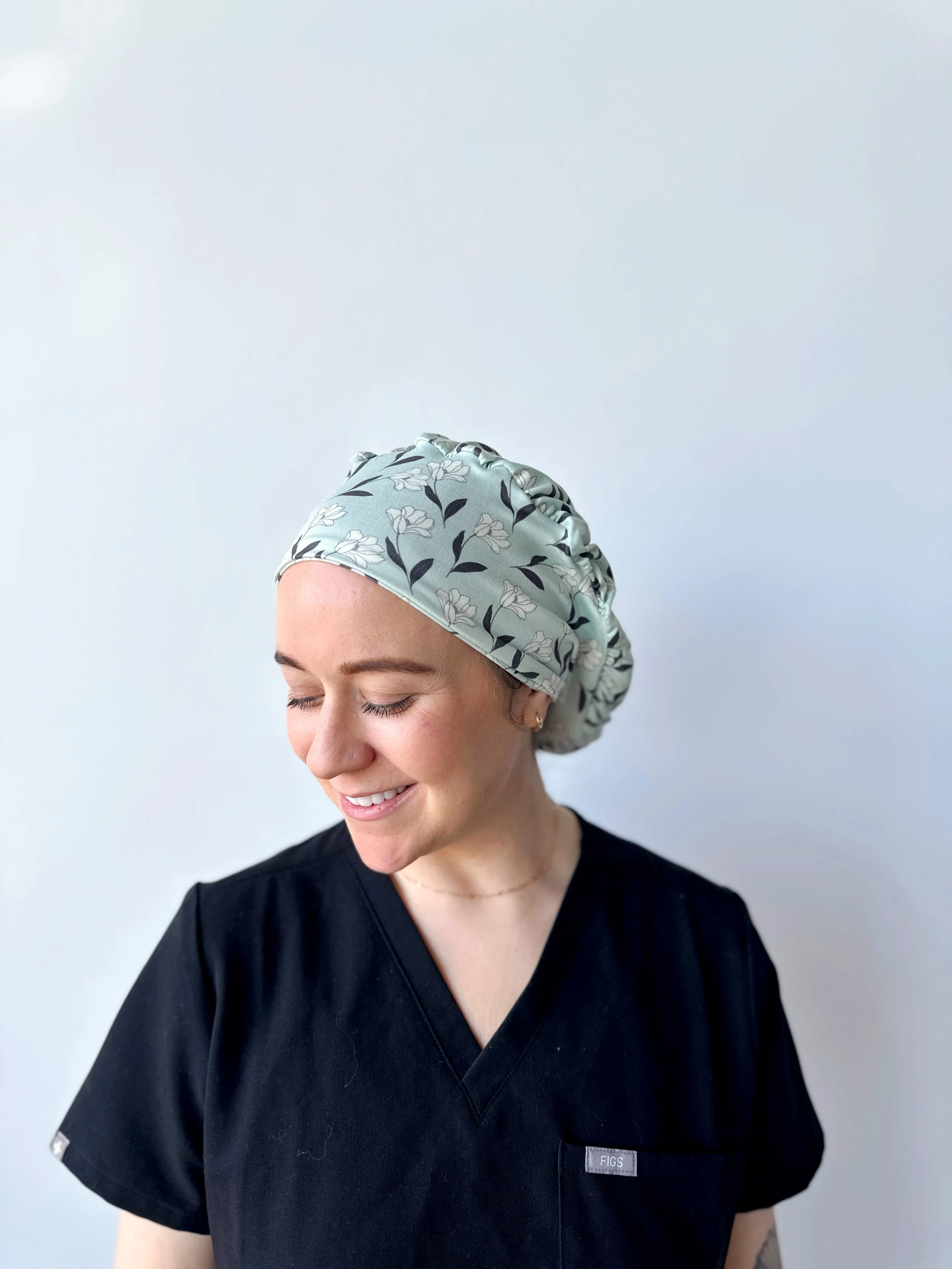 Scrub Hat - Botanical Floral