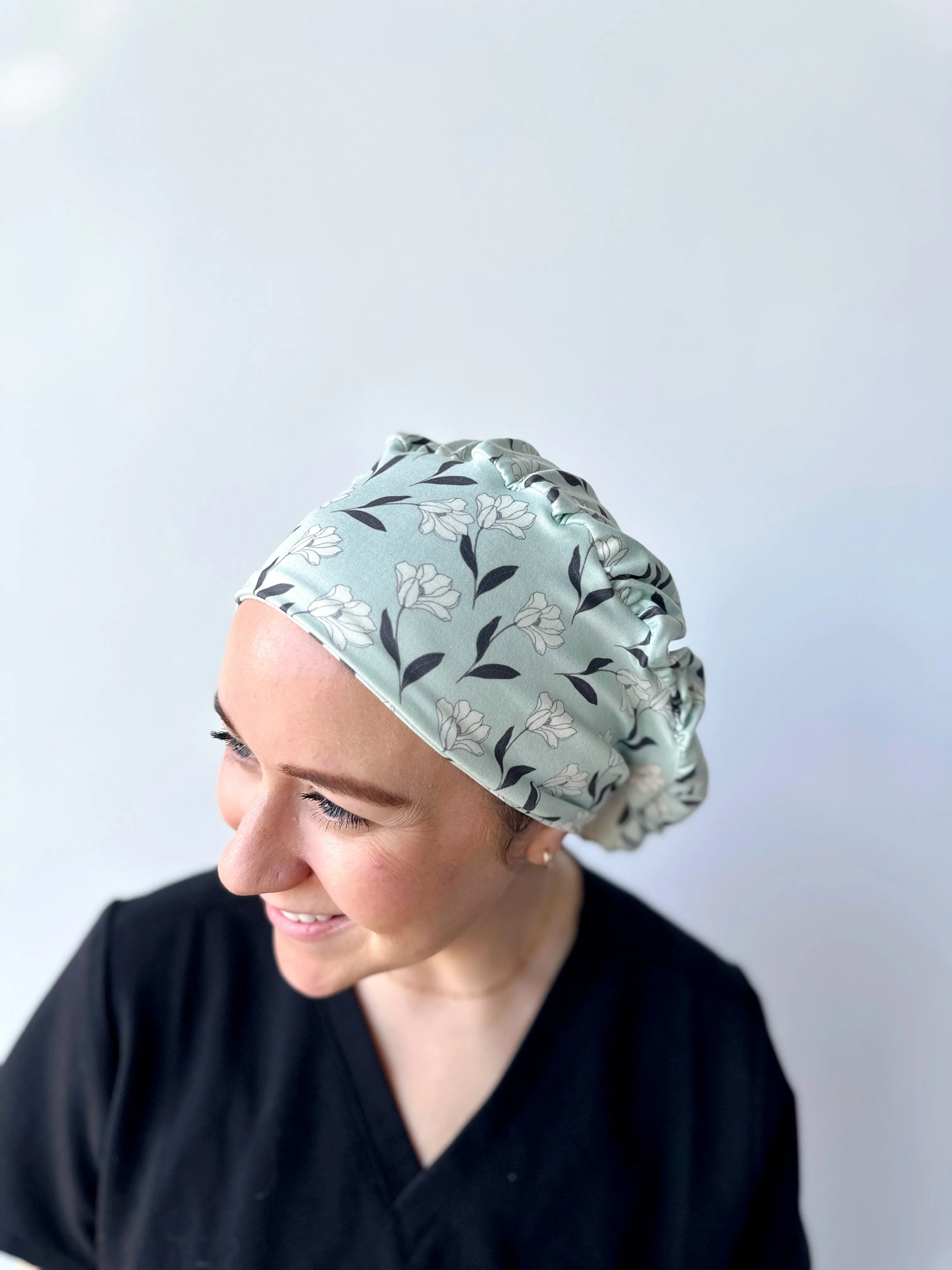 Scrub Hat - Botanical Floral