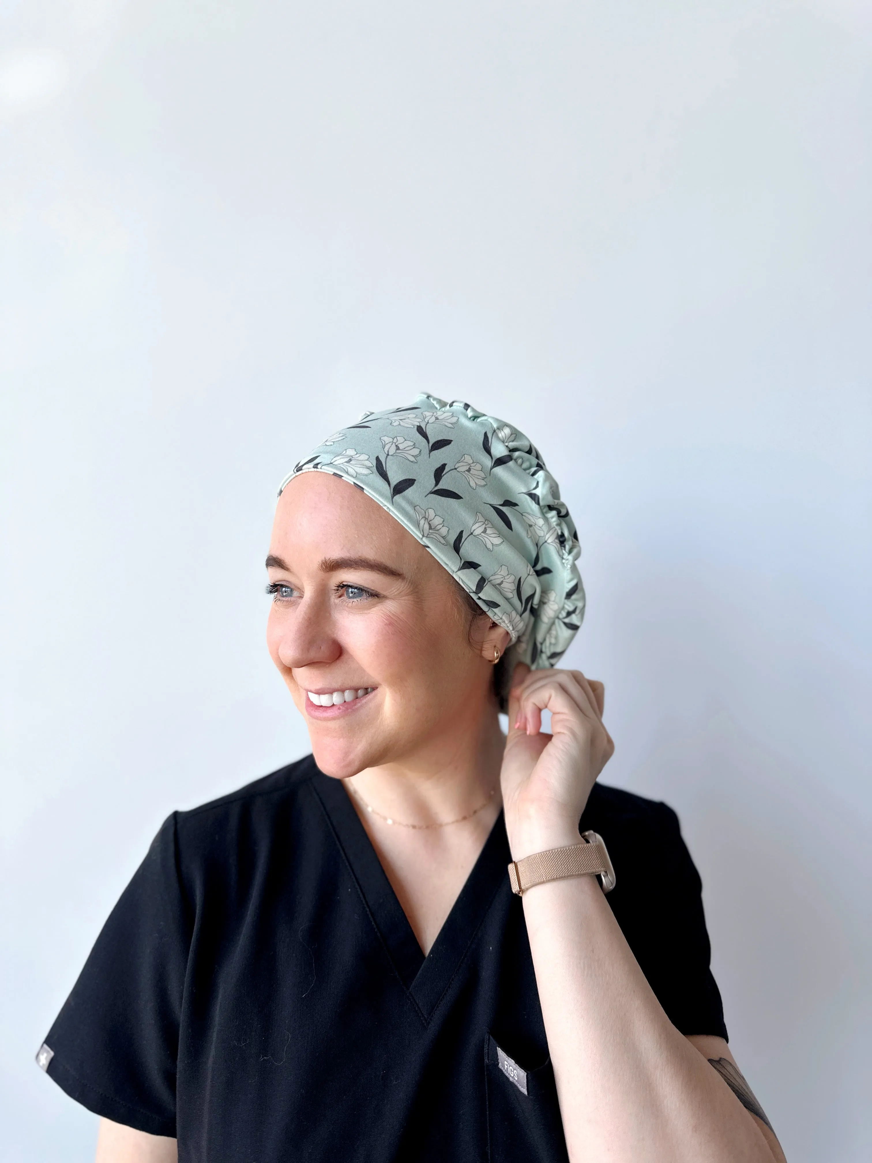 Scrub Hat - Botanical Floral