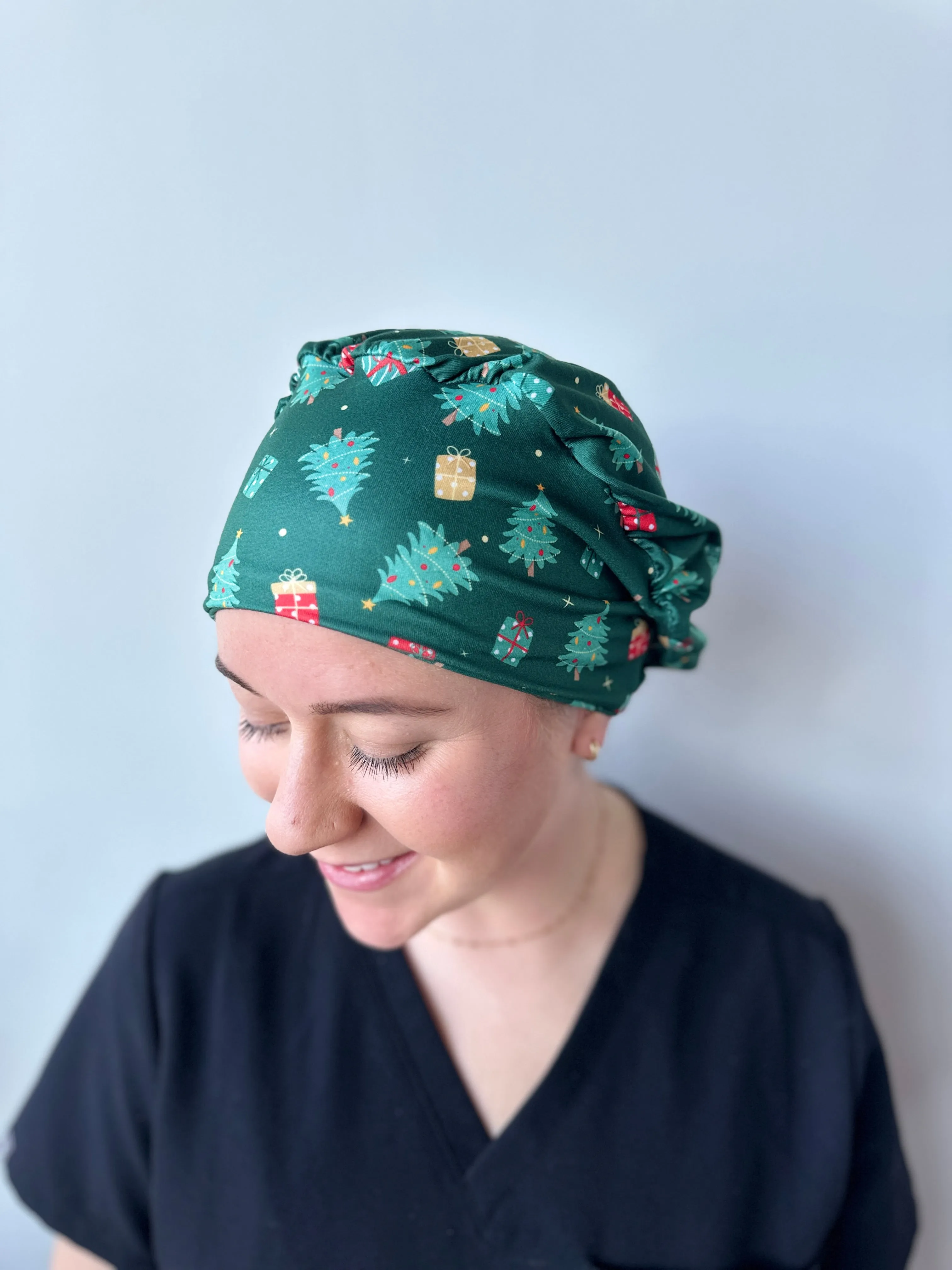 Scrub Hat - Christmas Trees